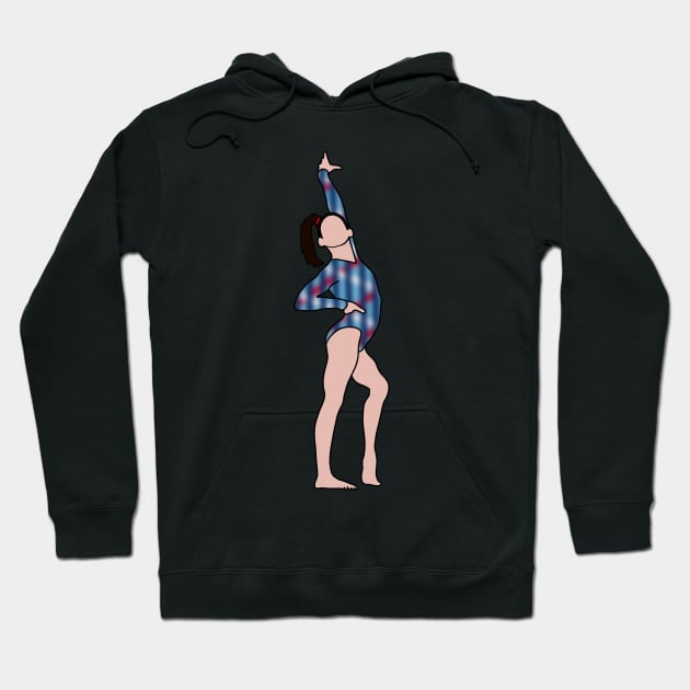 Ciena Alipio Gymnastics Drawing Hoodie by GrellenDraws